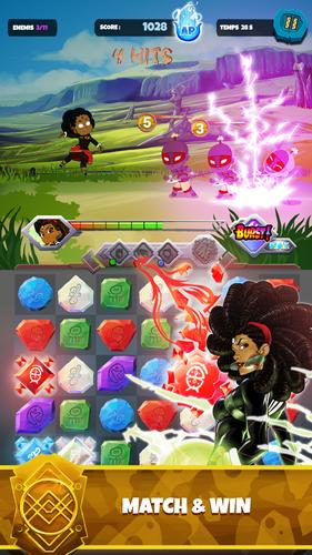 Aurion KGF: Match 3 RPG ภาพหน้าจอ 0