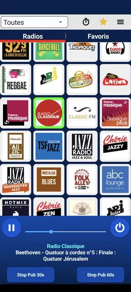 Radios Françaises Schermafbeelding 1