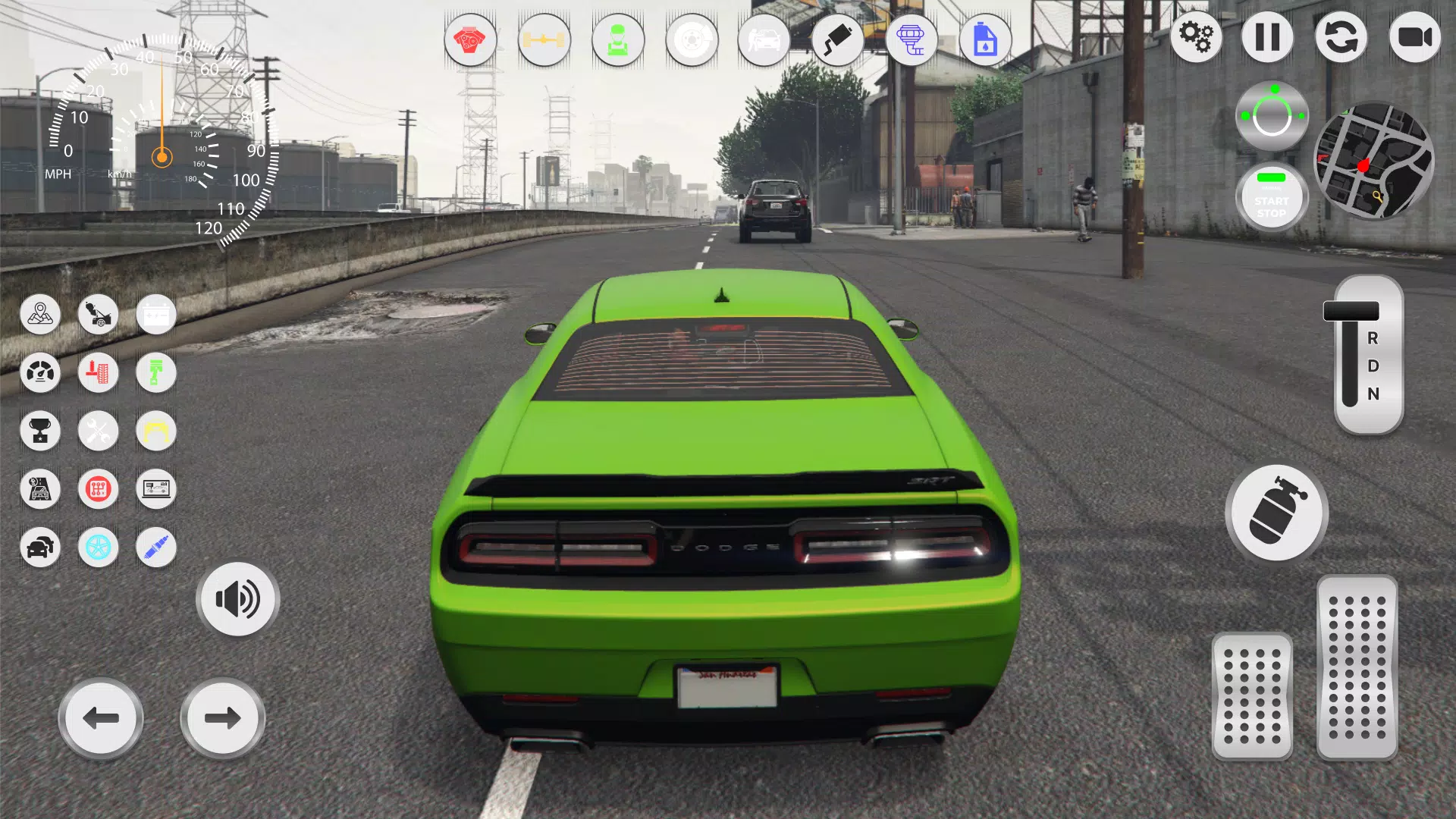 Race Muscle: Dodge Challenger 스크린샷 1