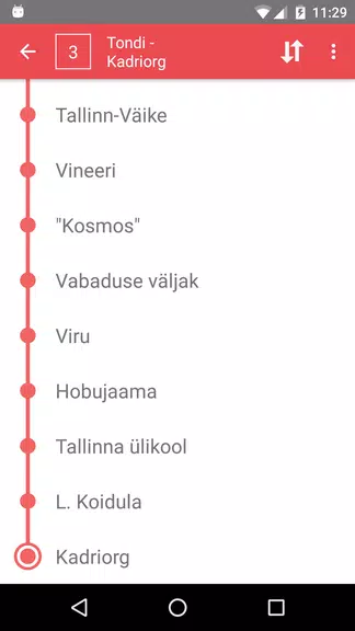 Tallinn Transport - timetables Tangkapan skrin 3