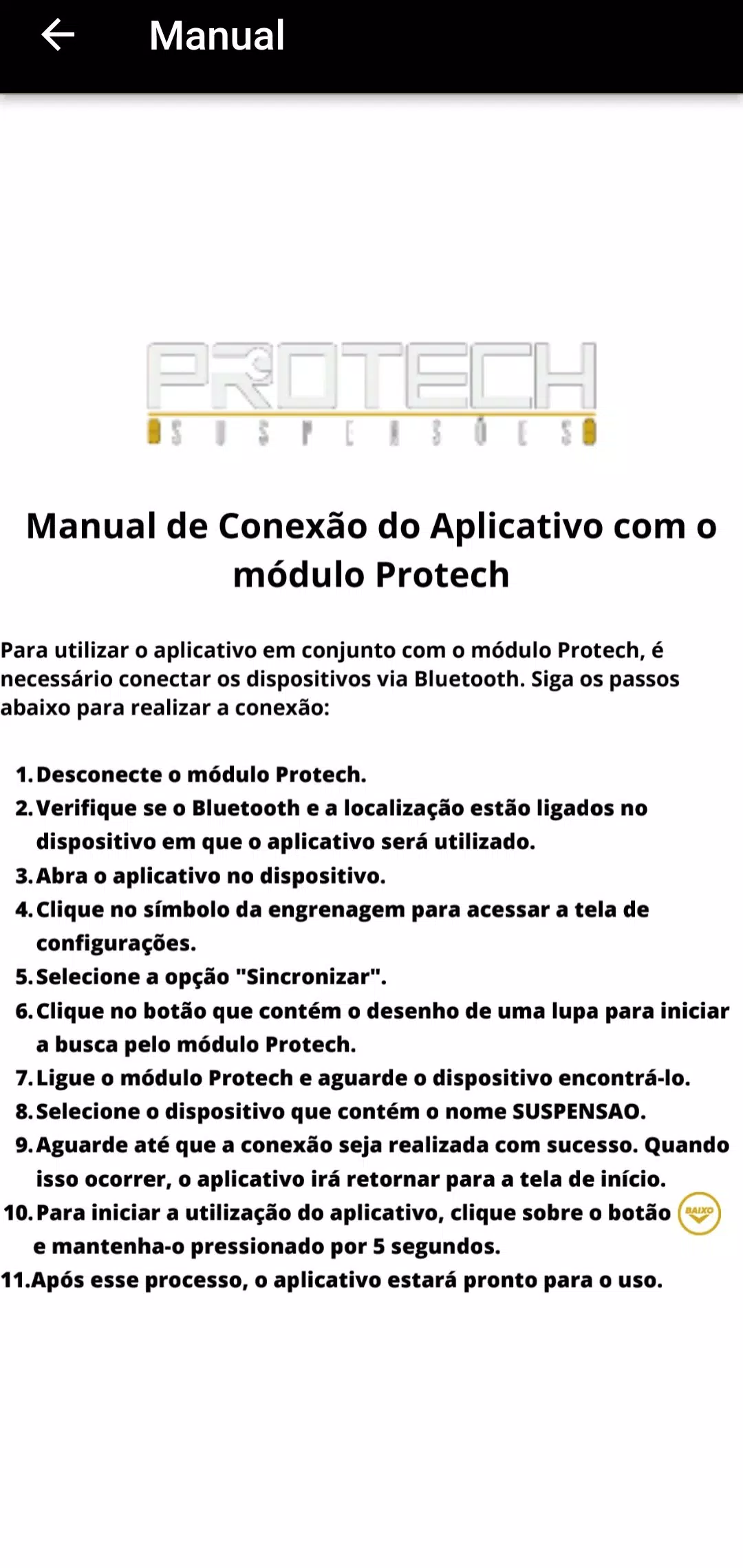 Protech Suspensões Ảnh chụp màn hình 2