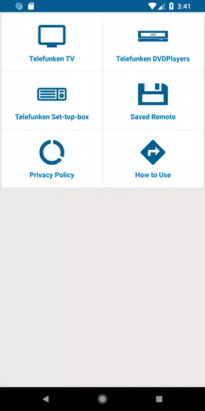 Telefunken TV Remote स्क्रीनशॉट 0