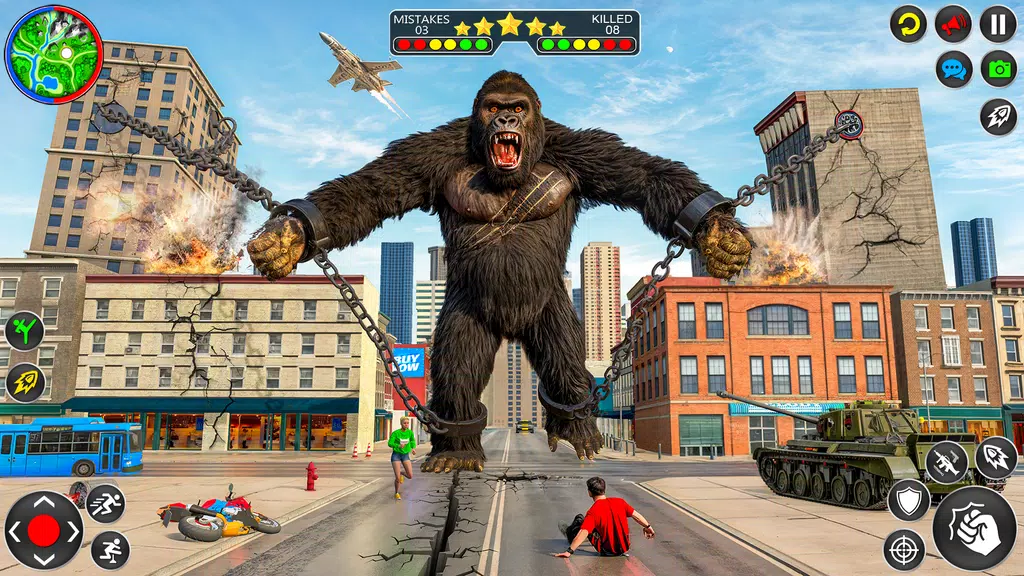 King Kong Gorilla City Attack Скриншот 1