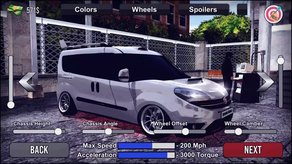 Doblo Drift Simulator Скриншот 1