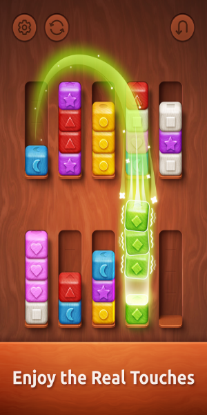 Colorwood Sort Puzzle Game Mod Скриншот 1