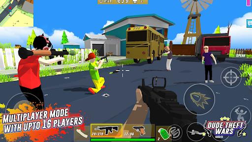 Schermata Dude Theft Wars Shooting Games 0