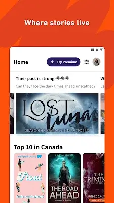 Wattpad - Read & Write Stories স্ক্রিনশট 0