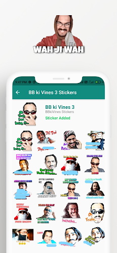 BB Ki Vines Stickers Schermafbeelding 2