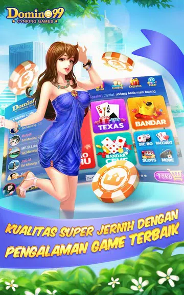 Domino QiuQiu Free - No. 1 di Indonesia Captura de tela 0