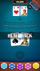 Casino BlackJack 21 Card Game ภาพหน้าจอ 2