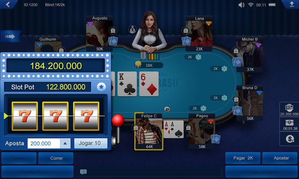 Poker Brasil HD 스크린샷 3