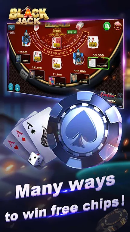 Blackjack 21-Free online poker game-jackpot casino應用截圖第2張