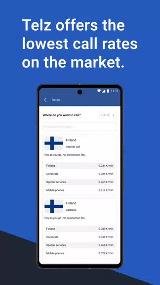 Telz International Calls應用截圖第3張