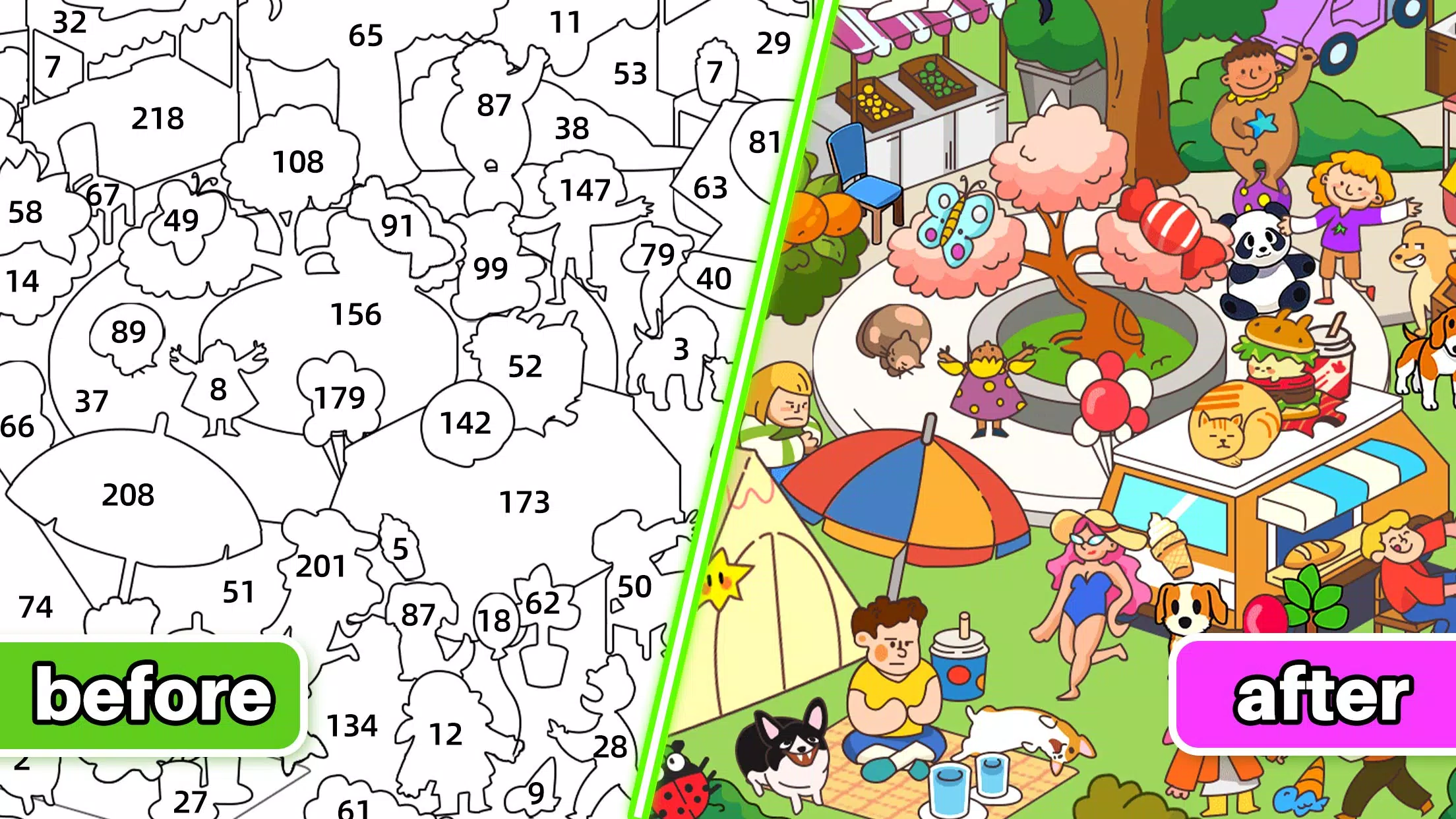 Sticker Book Puzzle: Stickers Capture d'écran 0