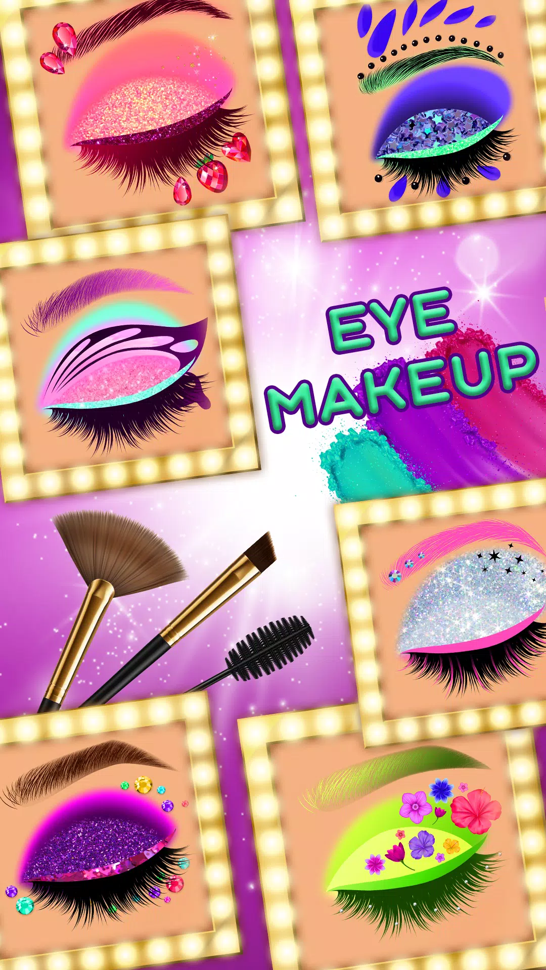 Eye makeup for girls Captura de tela 0