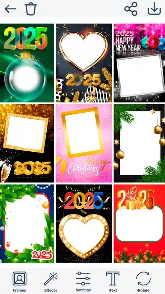 Christmas Photo Frames & Cards Capture d'écran 1