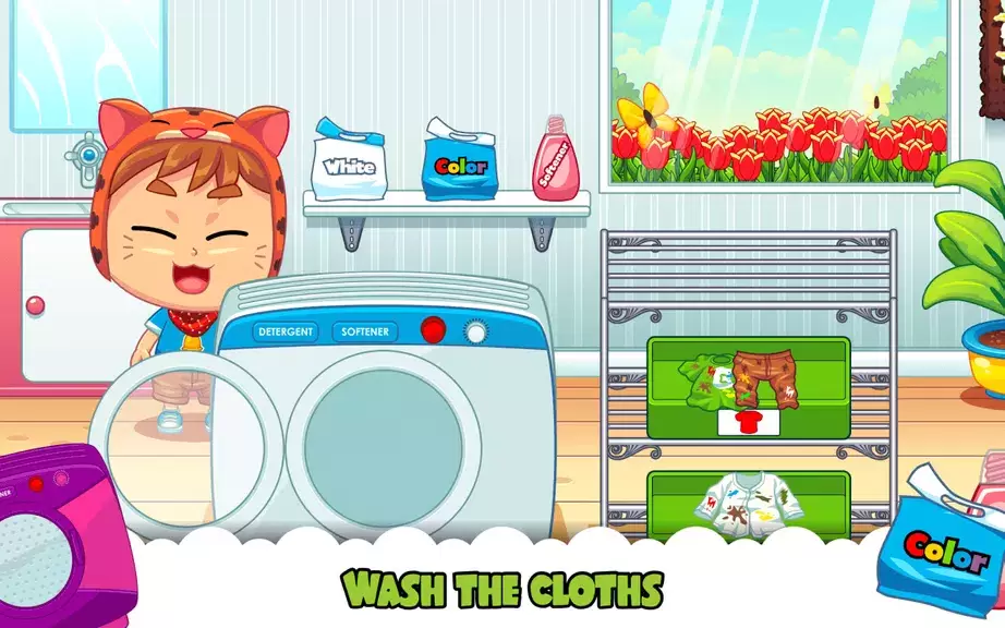 Marbel Laundry - Kids Game Captura de pantalla 2