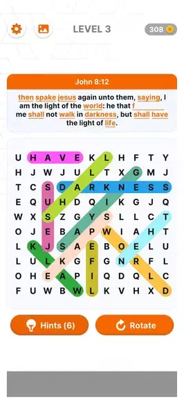 Bible Verse Search-Word Search Tangkapan skrin 3