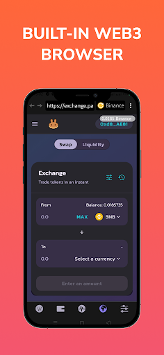 WalletSwap Crypto Wallet Captura de pantalla 0