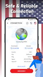 USA VPN: Unlimited Fast VPN Schermafbeelding 3