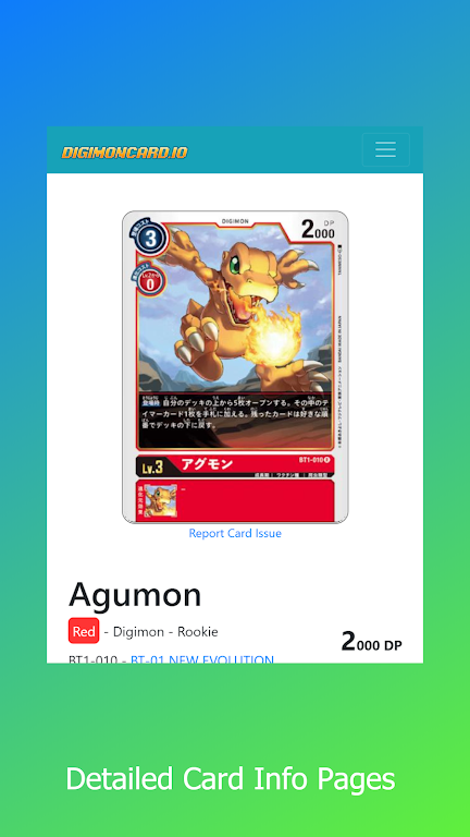 Deck Builder for Digimon TCG Schermafbeelding 1