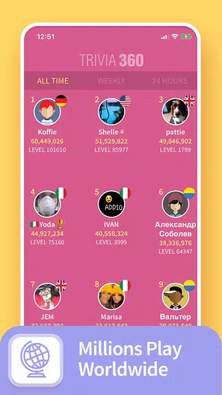 TRIVIA 360: Quiz Game Screenshot 3
