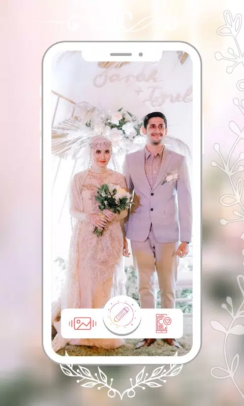 Hijab Couple Bridal Editor Zrzut ekranu 1