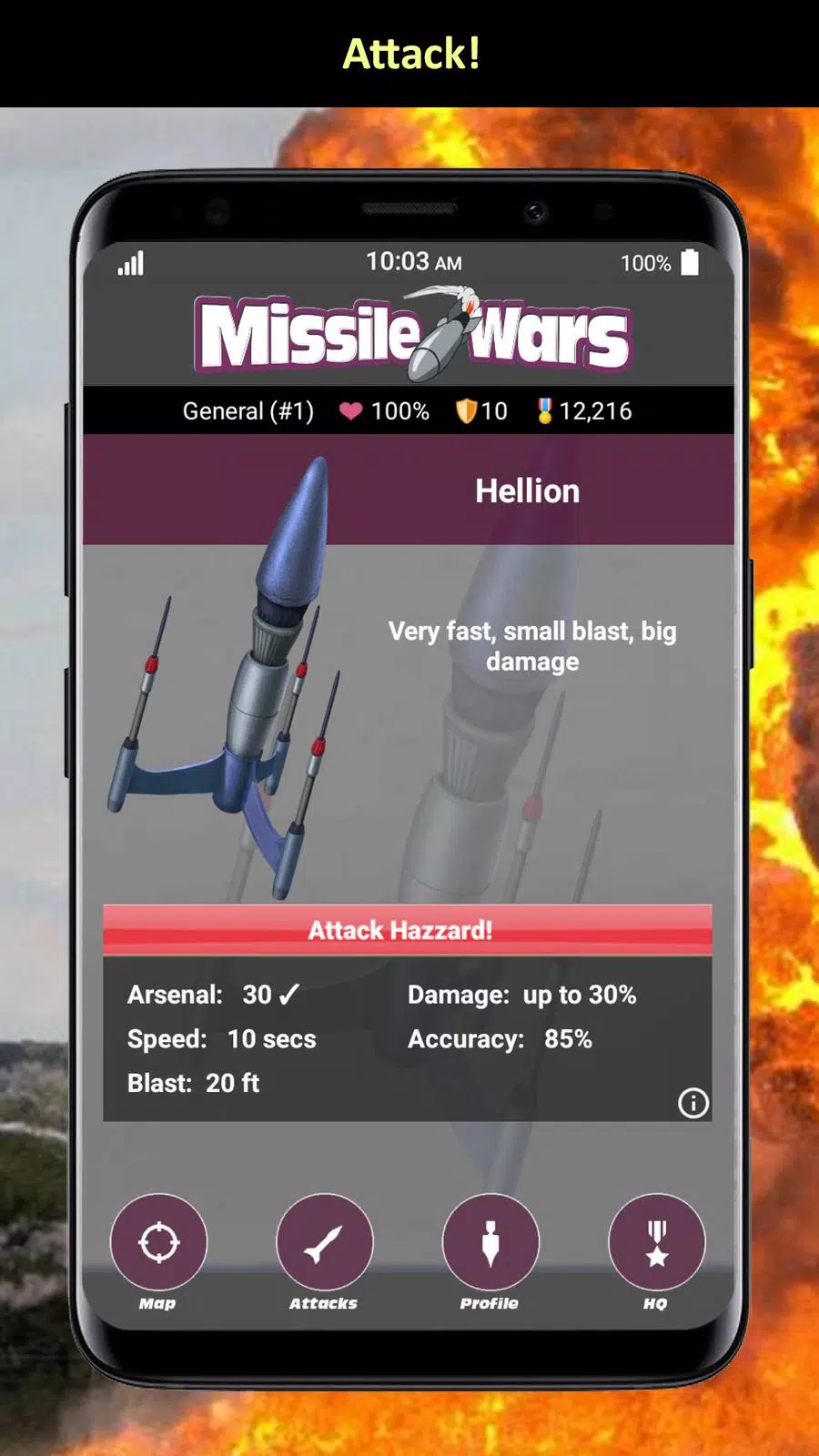 Missile Wars Zrzut ekranu 2