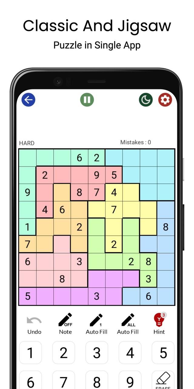 Schermata Sudoku - Classic & Jigsaw 2