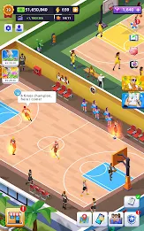 Idle Basketball Arena Tycoon Captura de tela 0