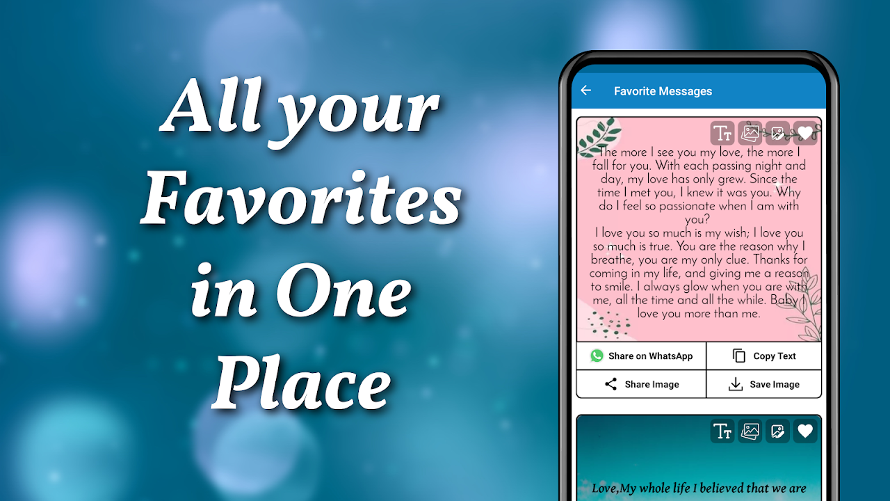 Schermata Love Messages for Boyfriend 0