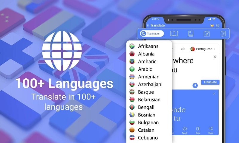 All Language Translate App Tangkapan skrin 3