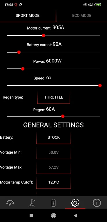 Schermata Torp Controller 3