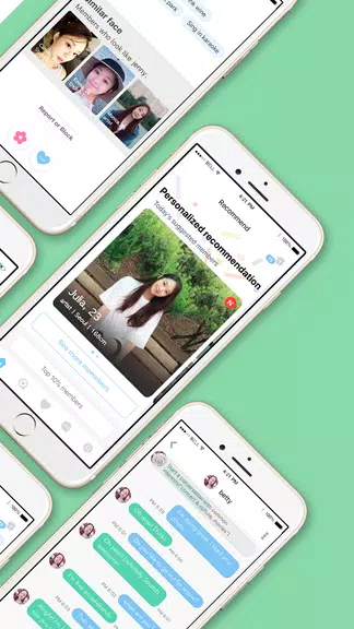 WowU– Face recognition Dating, Meet Singles & Chat স্ক্রিনশট 1