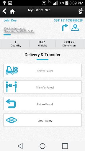 MyDistrict Delivery app Captura de tela 3