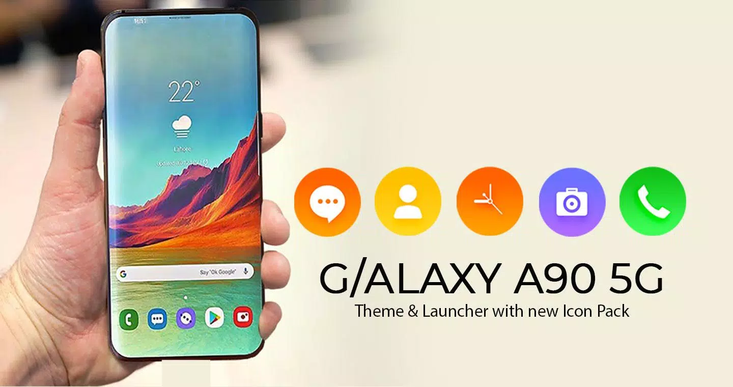 Samsung Galaxy A90 5G Launcher Ảnh chụp màn hình 1