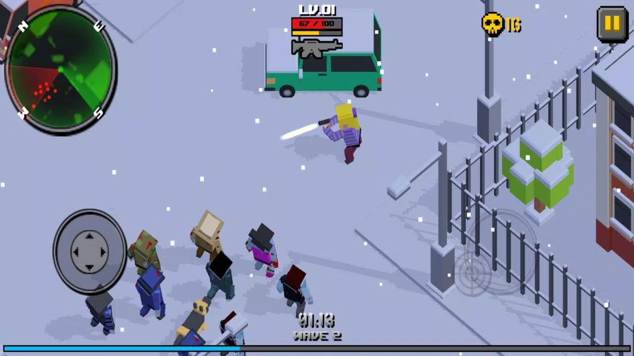 Pixel Zombie Frontier Capture d'écran 3