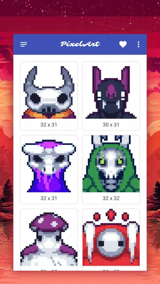 How to draw pixel monsters Скриншот 0