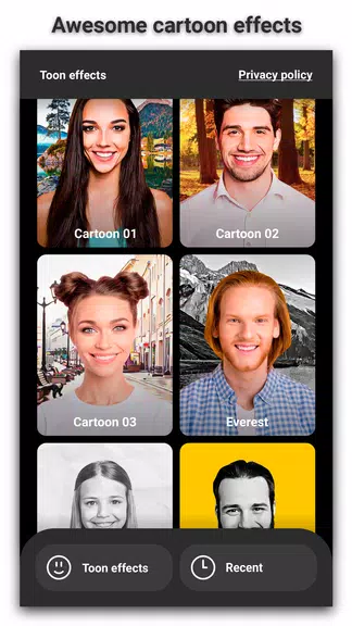 Toon: Cartoon Photo Editor স্ক্রিনশট 1