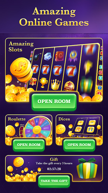 Amazing Casino Games & Slots Schermafbeelding 0