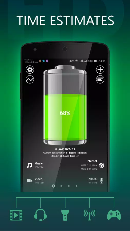 Battery HD Schermafbeelding 1