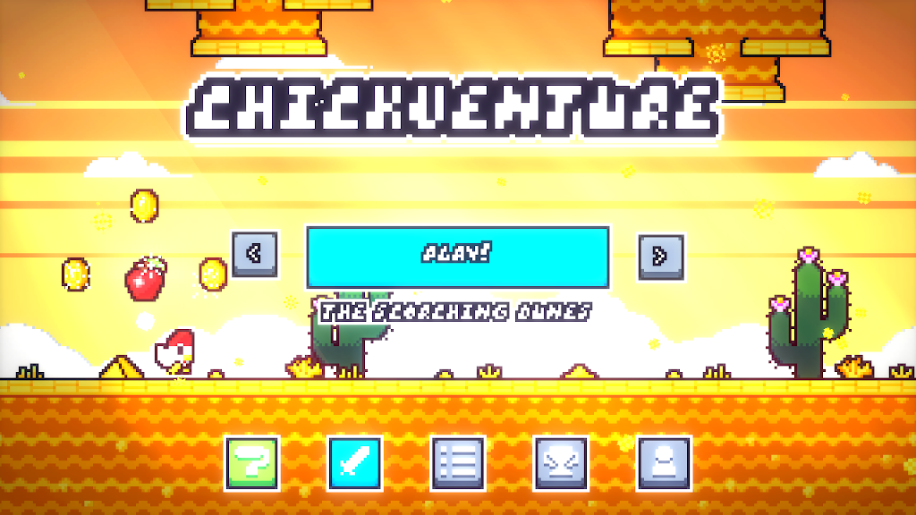 Chickventure: A Runner Game Ekran Görüntüsü 2