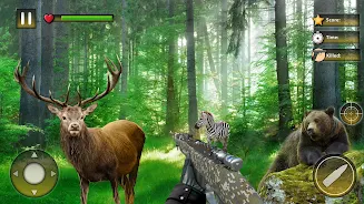 Wild Animal Hunting Games Ekran Görüntüsü 0