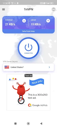 Schermata Tri VPN - Fast & Secret 0