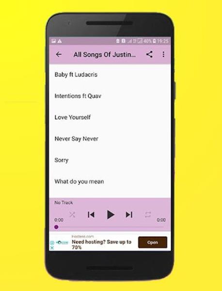 All Songs Of Justin Bieber Offline Screenshot 1