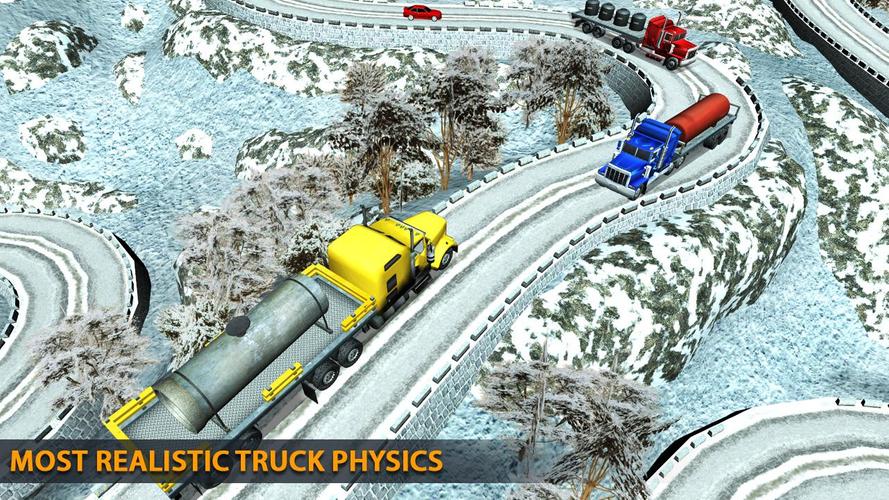 Truck Driving Uphill Simulator Zrzut ekranu 3