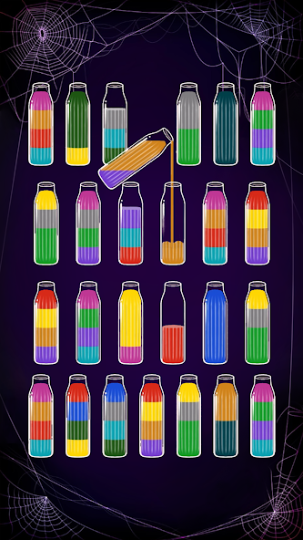 Soda Sort: Water Color Puzzle Mod 스크린샷 1