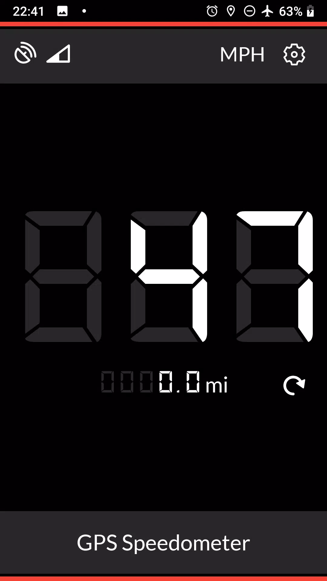 GPS Speedometer Tangkapan skrin 2