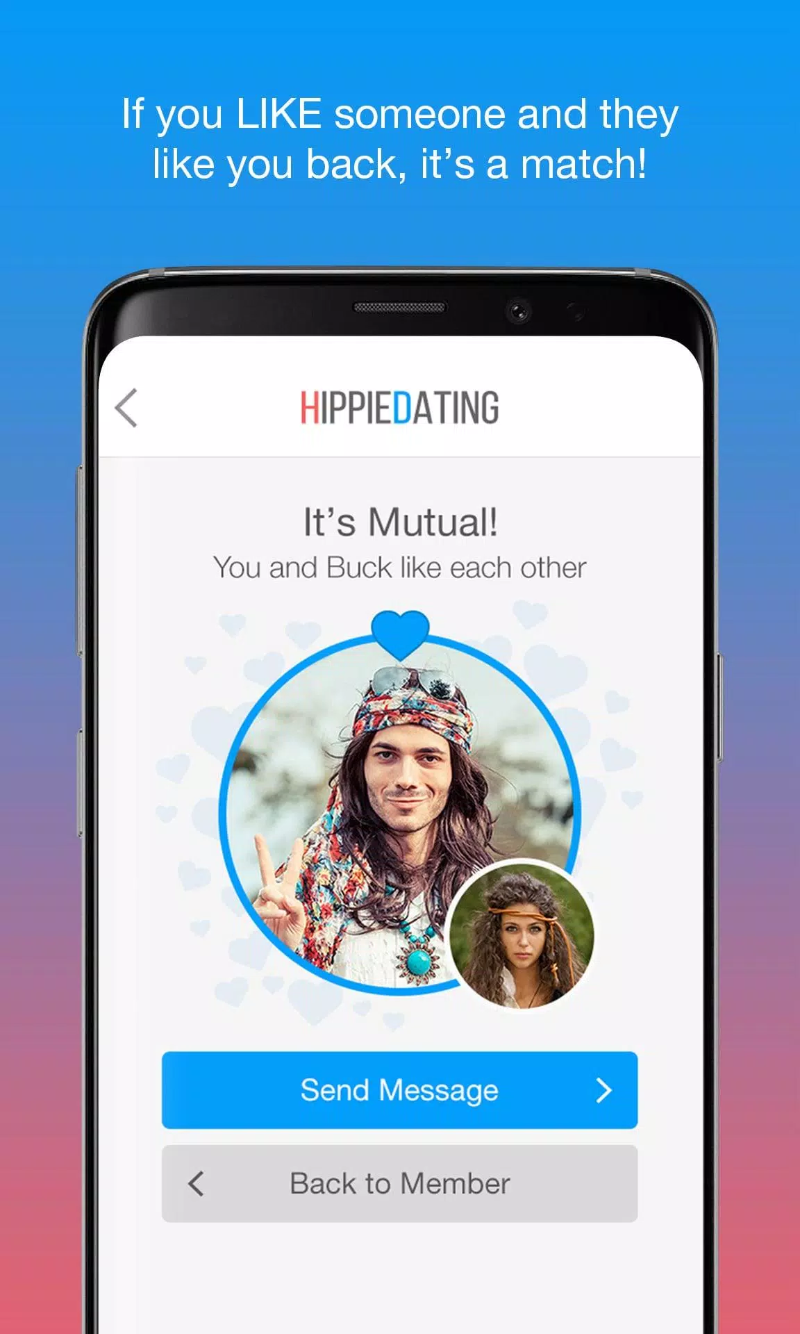 Hippie Dating Captura de pantalla 2