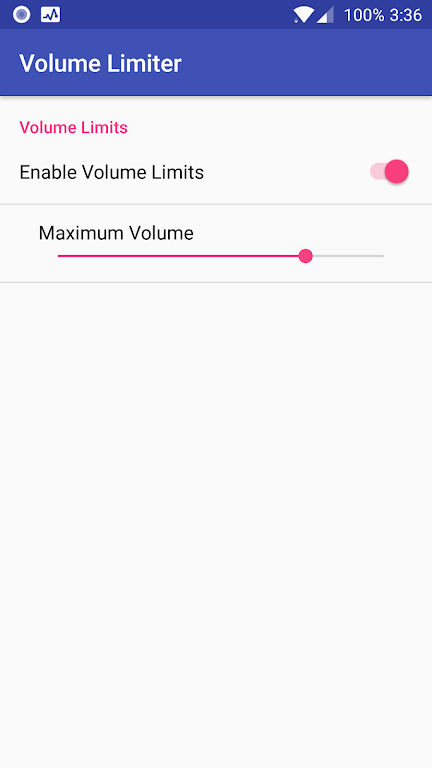 Volume Limiter Schermafbeelding 0